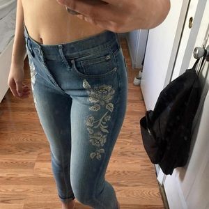 Embroidered jeans